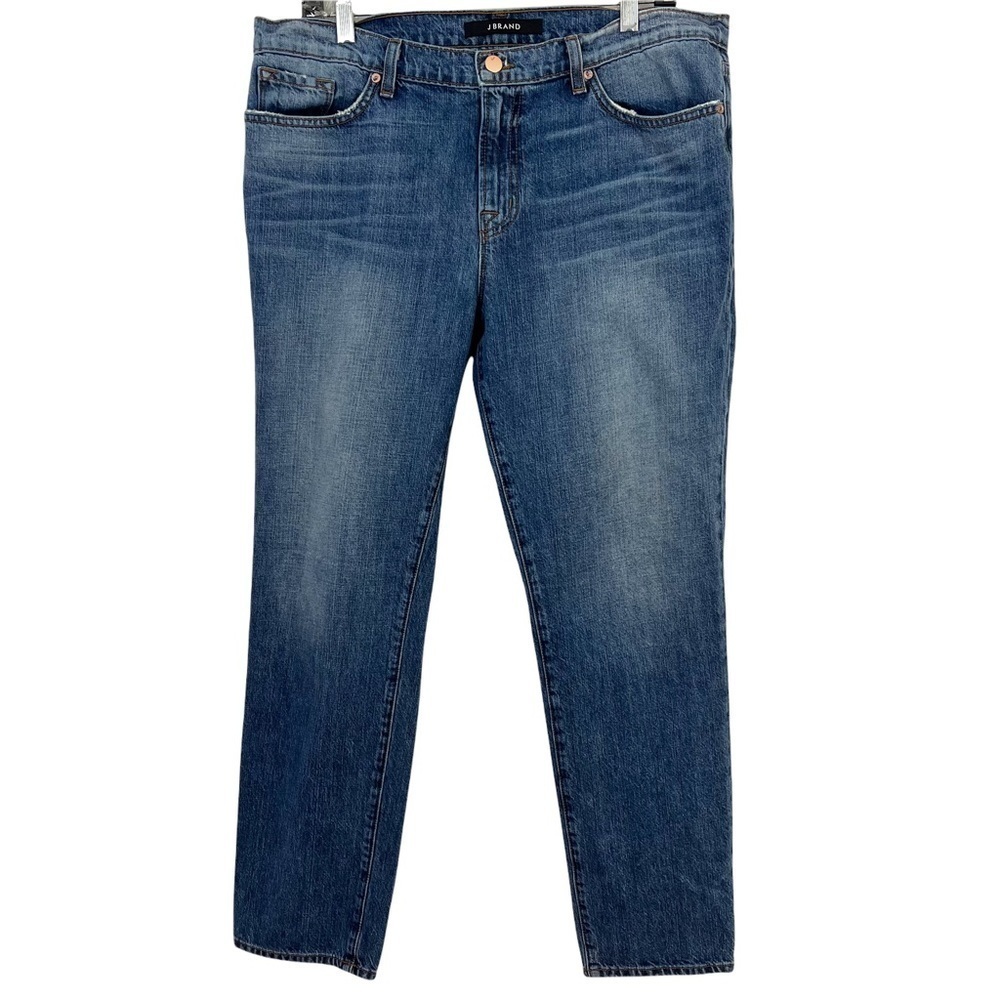 J Brand Jeans Aidan Style Distressed Pockets Relaxed Fit Denim